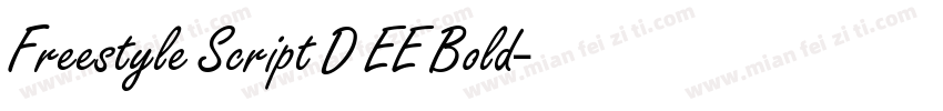 Freestyle Script D EE Bold字体转换
